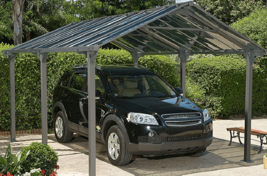 Двухскатный навес Эконом